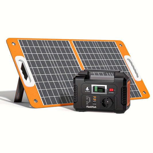 Draagbare Powerstation – Mobiele Generator – Noodstroomvoorziening – Camping Accu – Zonne-energie Station – 2048Wh LiFePO4 Batterij – 2400W Continu Vermogen