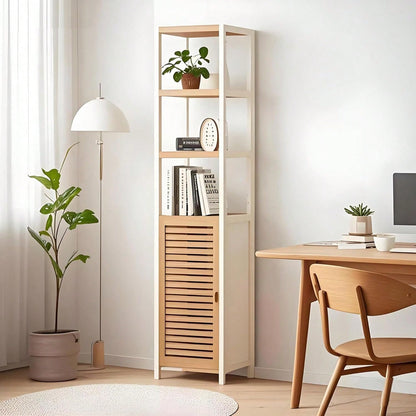 Wandrek – Wandplank – Muurrek – Opbergkast – Opbergrek – 3-laags – Ruimtebesparend – Stevig kunststof – 160x35x35 cm