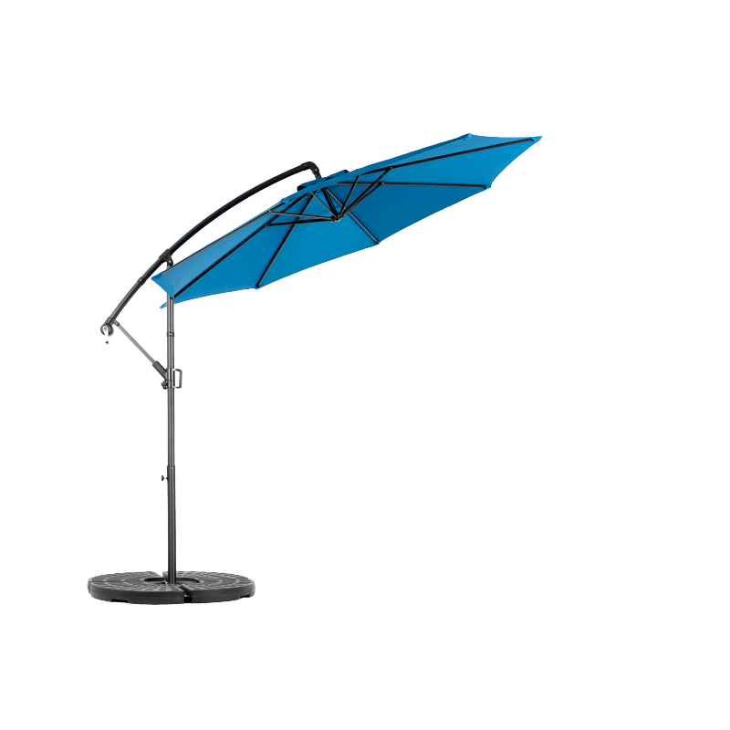 Grote Dubbelzijdige Parasol – Buitensparasoll – Tuinparasol – Terrasparasol – Zwembadparasol – 4,51 Meter Rechthoekig – Stalen Frame Met Crank