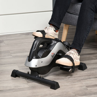 Mini Hometrainer – Pedal Trainer – Been Trainer – Fitness Trainer – Revalidatietrainer – Compact & Lichtgewicht – Veiligheidsriempjes & Anti-Slip Mat