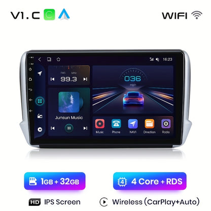 Autoradio – Multimedia Speler – Android Auto – Smart Radio – 2 Din Systeem – 10 Inch Touchscreen – Wifi Connectiviteit – 1GB RAM 32GB Opslag