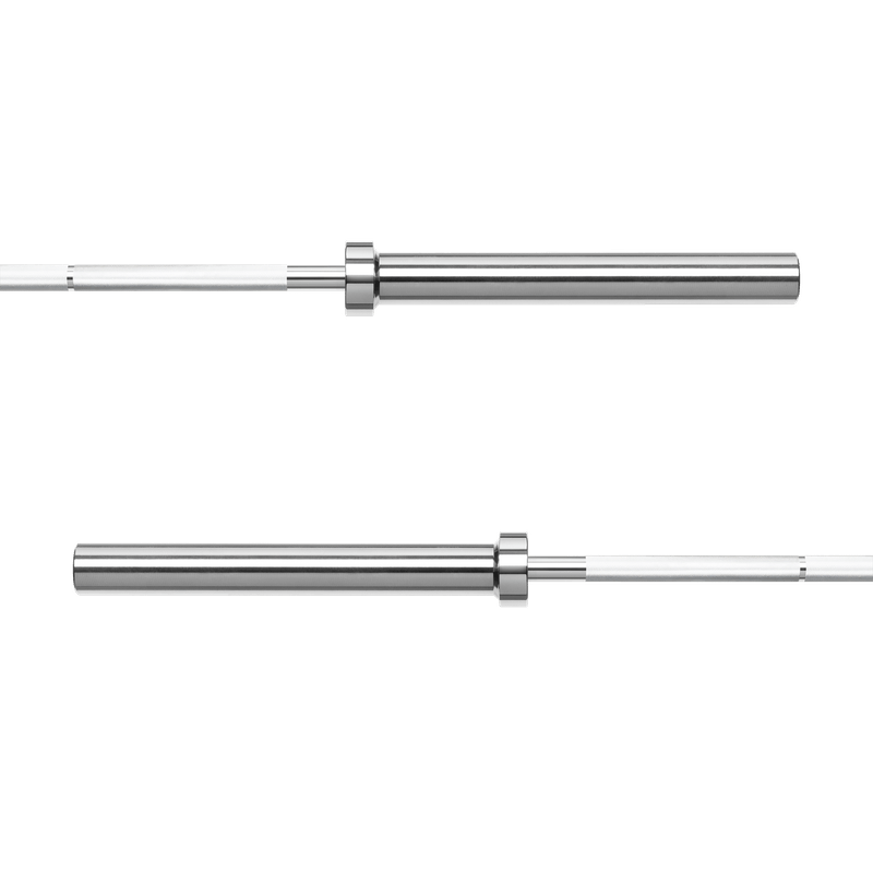 Olympische Halterstang – Olympische Barbell – Gewichthefstang – Krachtstang – Barbell Stang – 220 cm Lengte – 20 kg Gewicht – Chroomgeplateerd Staal – Draaggewicht 310 kg