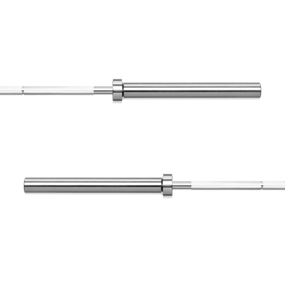 Olympische Halterstang – Olympische Barbell – Gewichthefstang – Krachtstang – Barbell Stang – 220 cm Lengte – 20 kg Gewicht – Chroomgeplateerd Staal – Draaggewicht 310 kg