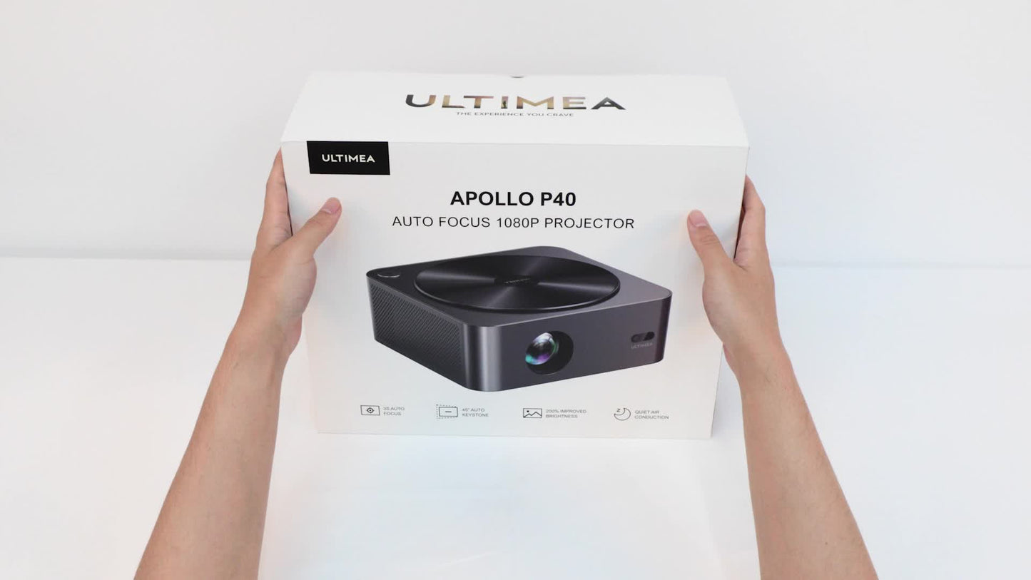 Projector – Beamer – Mini Beamer – Draagbare Projector – Home Cinema – Full HD 1080p Resolutie – 700 ANSI Lumen Helderheid – Automatische Focus & 6D Keystone Correctie
