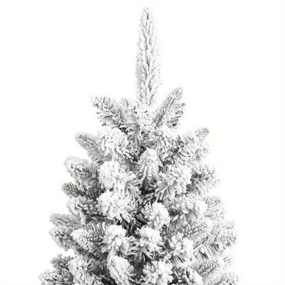 Kunstkerstboom – Nepsneeuw Boom – Kerstversiering – Dennenboom – Flocked Christmas Tree – 150 cm Hoog – PVC & PE Materialen
