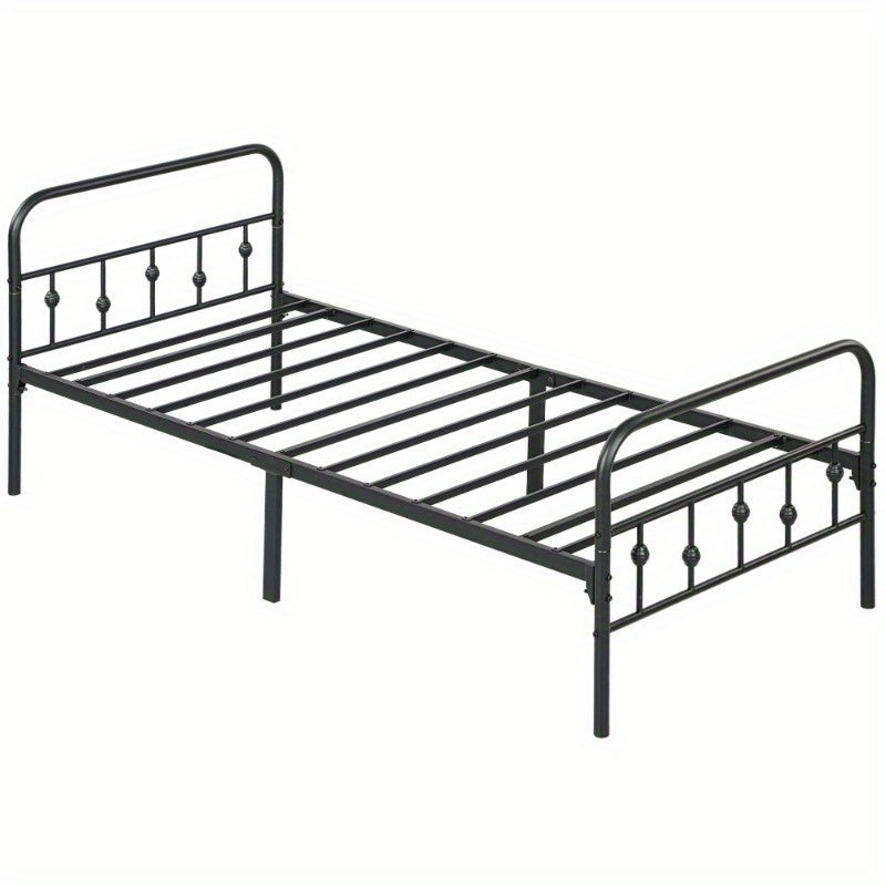Metal Bed Frame – Stalen Bedframe – Klapbed Frame – Opklapbaar Bed – Slaapbank Frame – Geschikt Voor 200x90 cm Matras – Stevig Metaal – Hoogte 82,5 cm