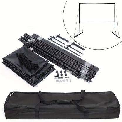 Projectiescherm – Projectiedoek – Beamerscherm – Projector Scherm – Beamer Scherm – 150 Inch – 16:9 Formaat – Draagbaar Met Statief