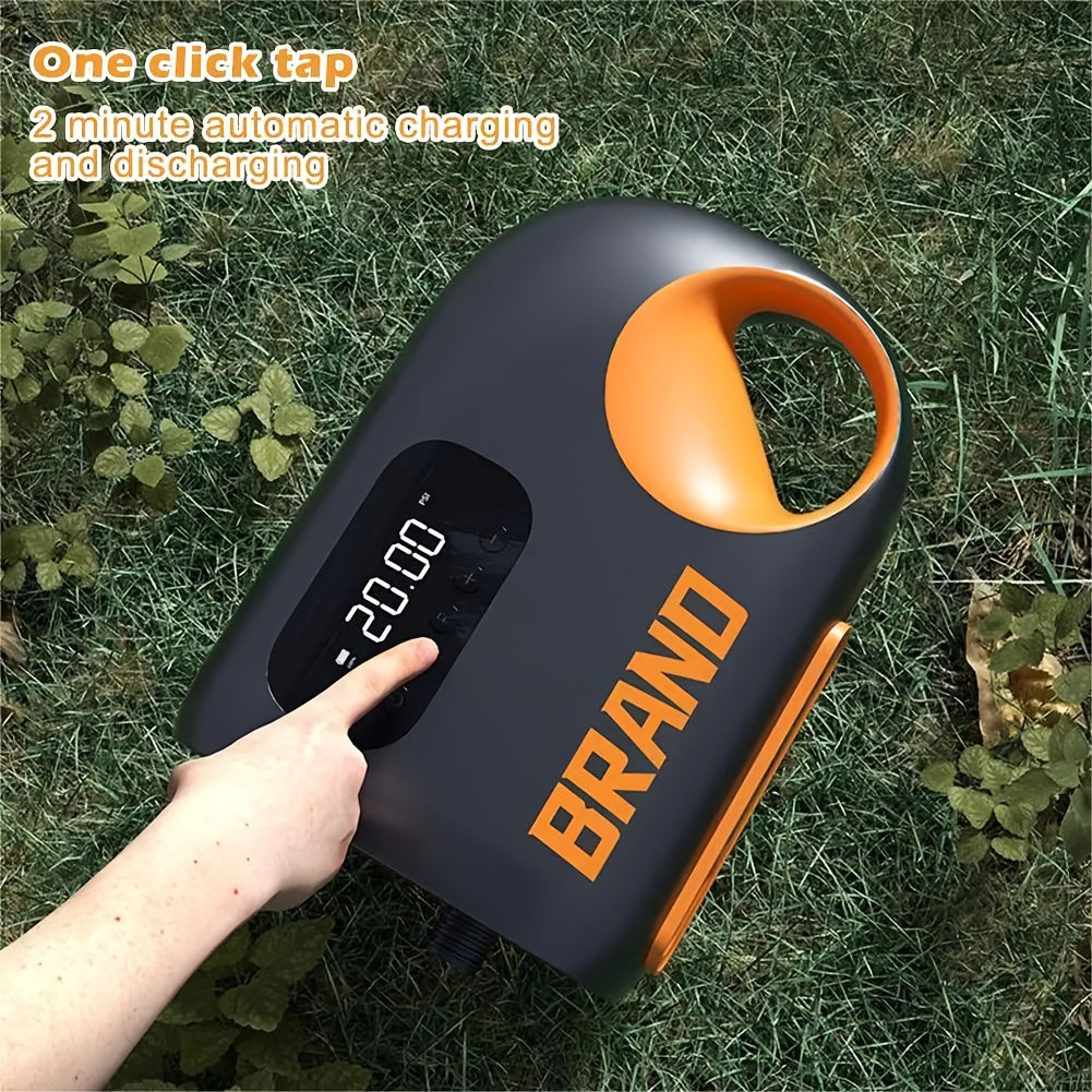 Elektrische Luchtpomp – Opblaaspomp – Compressor – Inflator – Pomp – USB Oplaadbaar – Max 20 PSI – Compact Design Zwart