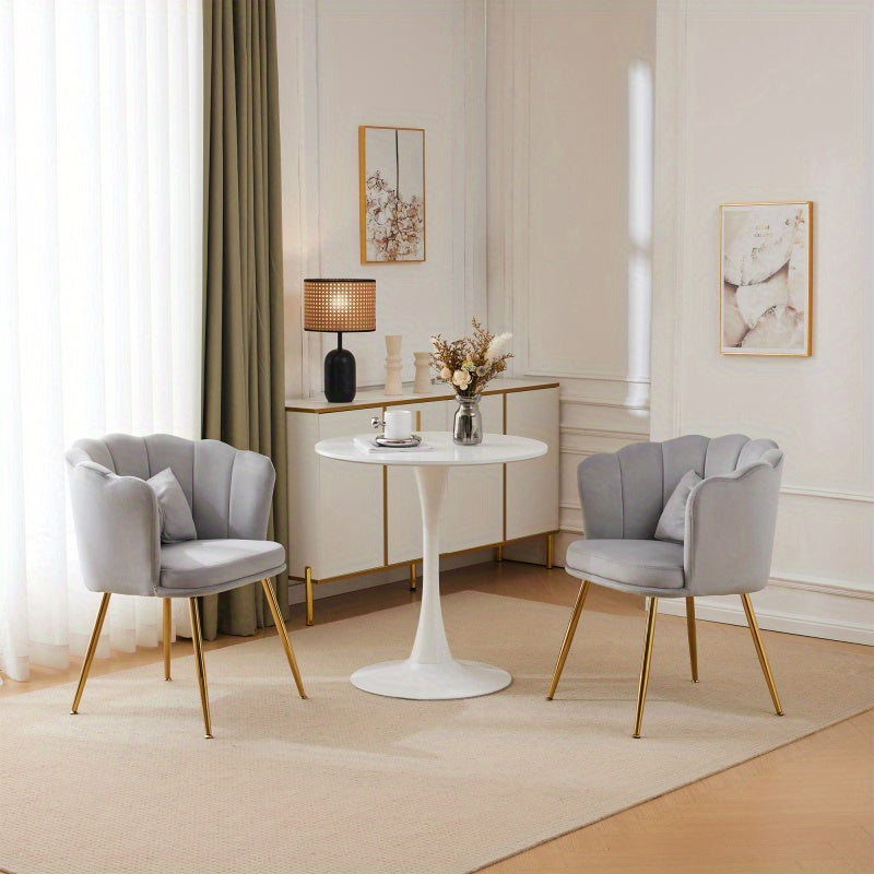 Fauteuil – Zitzetel – Relaxstoel – Armstoel – Velours Bekleding – Uniek Bloemblad Design – Ergonomische Vlinderkussens