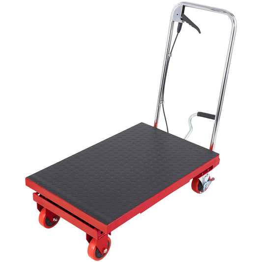 Hydraulische Hefkar – Schaarlift – Liftkar – Hefwagen – Transportkar – Hefhoogte 72 cm – Draagvermogen 227 kg
