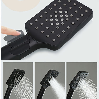 Regendouche – Douchesysteem – Douche Set – Douchekraan – Thermostaatkraan – Roestvrij Staal – Mat Zwart Gouden Afwerking