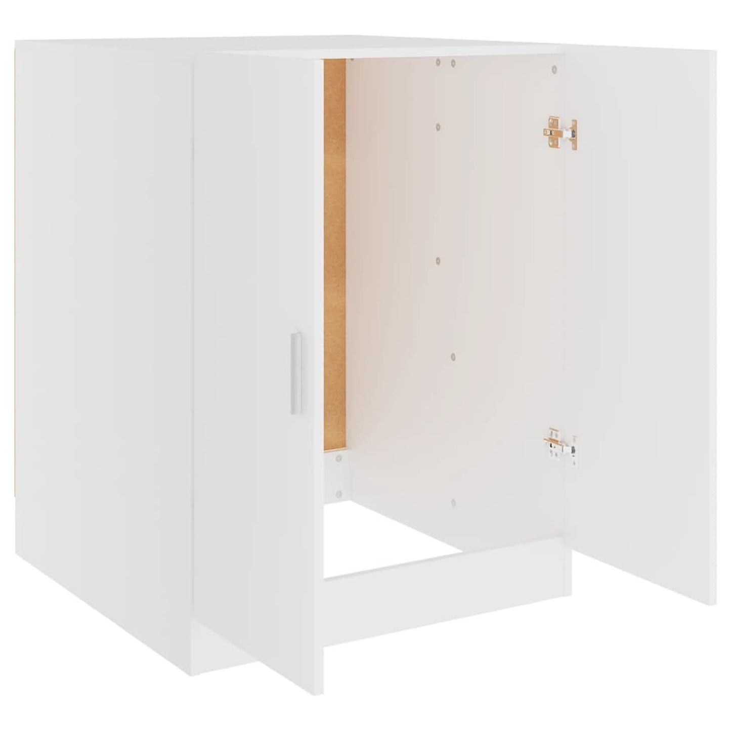 Wasmachinekast – Wasmachine Meubel – Wasmachine Ombouw – Wasmachine Opberger – Opbergkast – Wit – 71x71,5x91,5 cm – Ruimtebesparend en Duurzaam