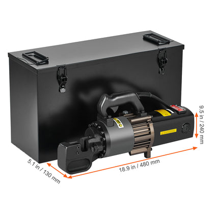 Wapensnijder – Staalstaafknipper – Betonijzersnijder – Hydraulische Knipper – Elektrische Snijder – 2000W Motor – Snijdt Tot 25 mm Dik