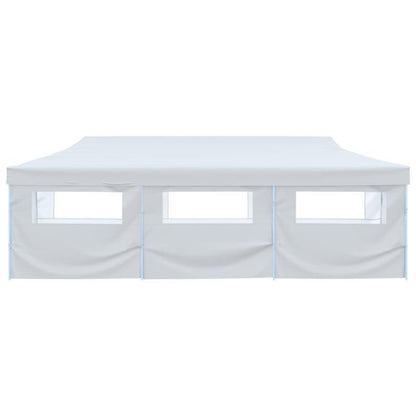 Pop-up Partytent – Vouwtent – Evenemententent – Tent Met Zijwanden – Buiten Tent – 3x9 Meter – 8 Afneembare Zijwanden – Stevig Stalen Frame