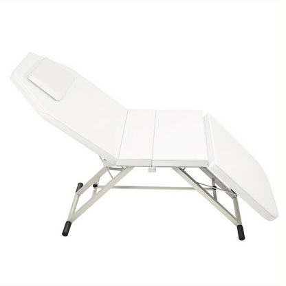 Massagebank – Massagetafel – Massagebed – Spa Bed – Wellnessbed – Wit – Extra Lang 180 cm – Draagkracht 250 kg