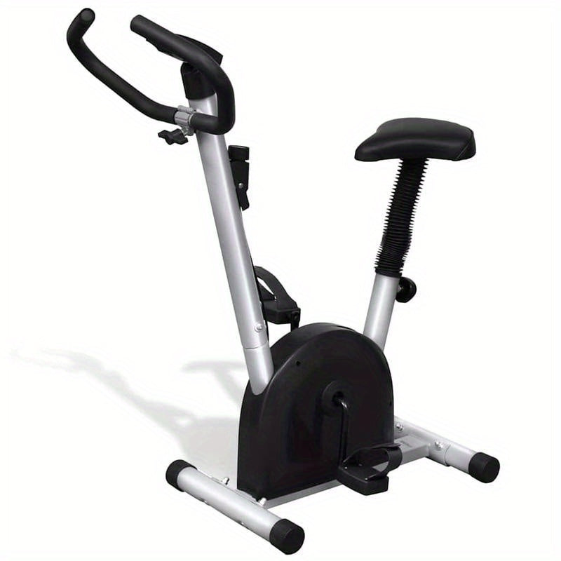 Elittica High-Quality Indoor Cycling Bike with Tungsten Steel Frame, Black Saddle, and Adjustable Resistance - Perfect for Home Workouts, Home Workout Equipment|Adjustable Resistance Bike|Durable Steel Frame