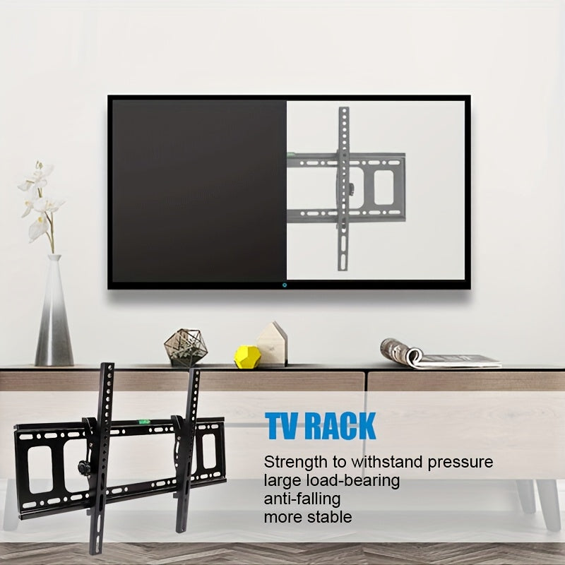 TV Beugel – Muurbeugel – Wandsteun – Ophangsysteem – TV Mount – Verstelbaar In Hoogte – Kantelbaar – Staal – Tot 50 kg – Geschikt Voor 32-75 Inch