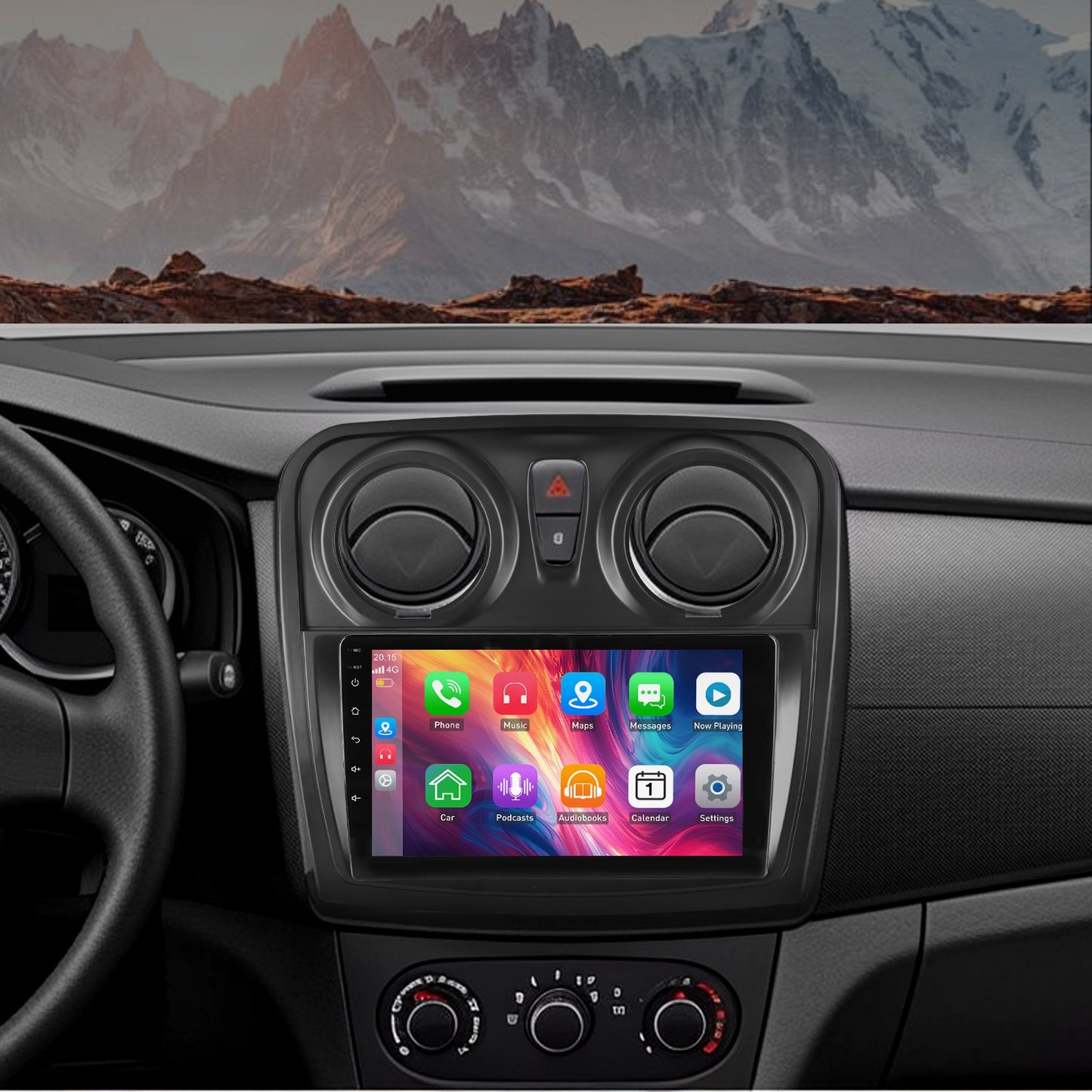 Autoradio – Auto Radio – Multimediaspeler – 2-DIN Radio – 9 Inch IPS Touchscreen – Android 14 – Bluetooth & Handsfree Bellen