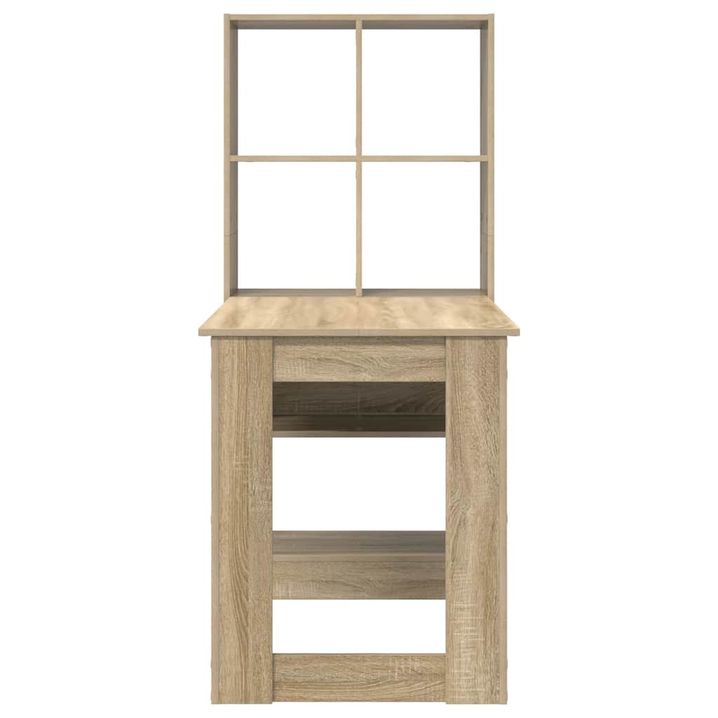 Bureau – Schrijftafel – Werktafel – Studiebureau – Thuiswerkplek – Sonoma Eiken – Krasbestendig – Vrijstaand Ontwerp