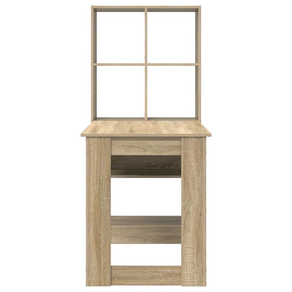 Bureau – Schrijftafel – Werktafel – Studiebureau – Thuiswerkplek – Sonoma Eiken – Krasbestendig – Vrijstaand Ontwerp