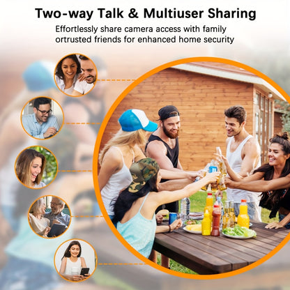 Draadloze Beveiligingscamera – Zonne-energie Camera – Buiten Camera – 1080p Camera – IP66 Weerbestendig – 360° PTZ – 4G Connectiviteit