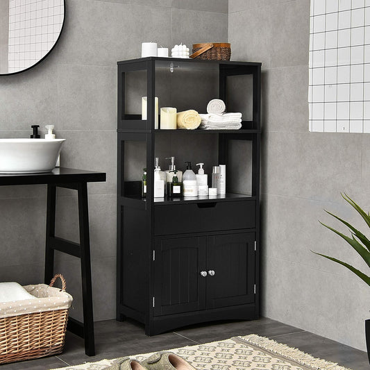 Vloerkastje Badkamer – Opbergkastje – Badkamermeubel – Kastje Vrijstaand – Badkamerkast – Compact Ontwerp – Waterbestendig Materiaal