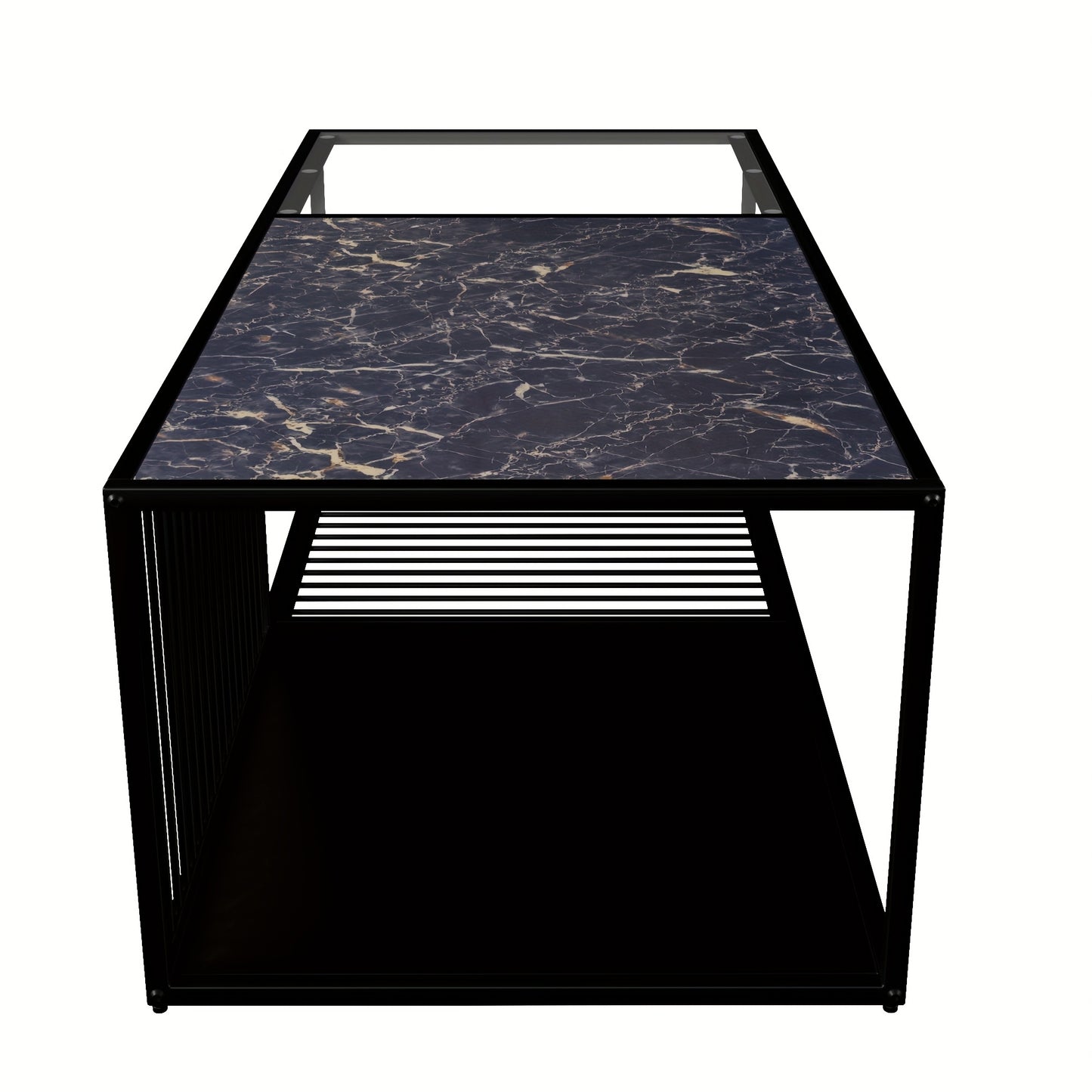Coffee Table With Glass Wrought Iron Coffee Table With Lots Of Storage Space