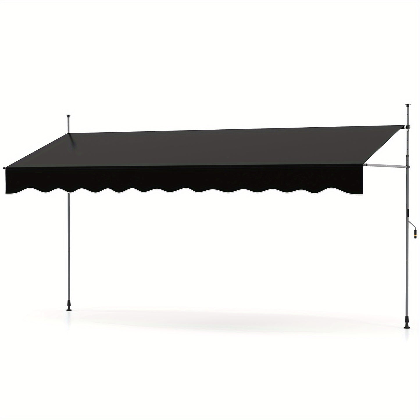 Zonnescherm – Zonwering – Uitschuifbaar – Buitenluifel – Handmatige Luifel – Verstelbaar 210-300 cm – Polyester Met PU-Coating