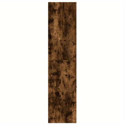 Apothekerskast – Medicijnkast – Badkamerkast – Opbergkast – Keukenkast – Gerookt Eikenhout – Compact 30x41x174,5 cm