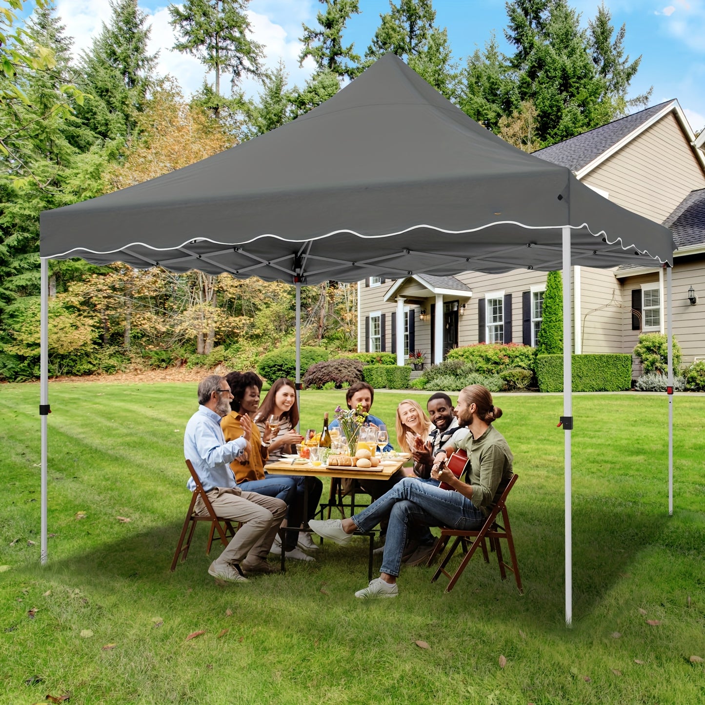 Pop Up Tent – Partytent – Vouwtent – Paviljoen – Voortent – 3,05x6,1 Meter – Verwijderbare Zijkanten
