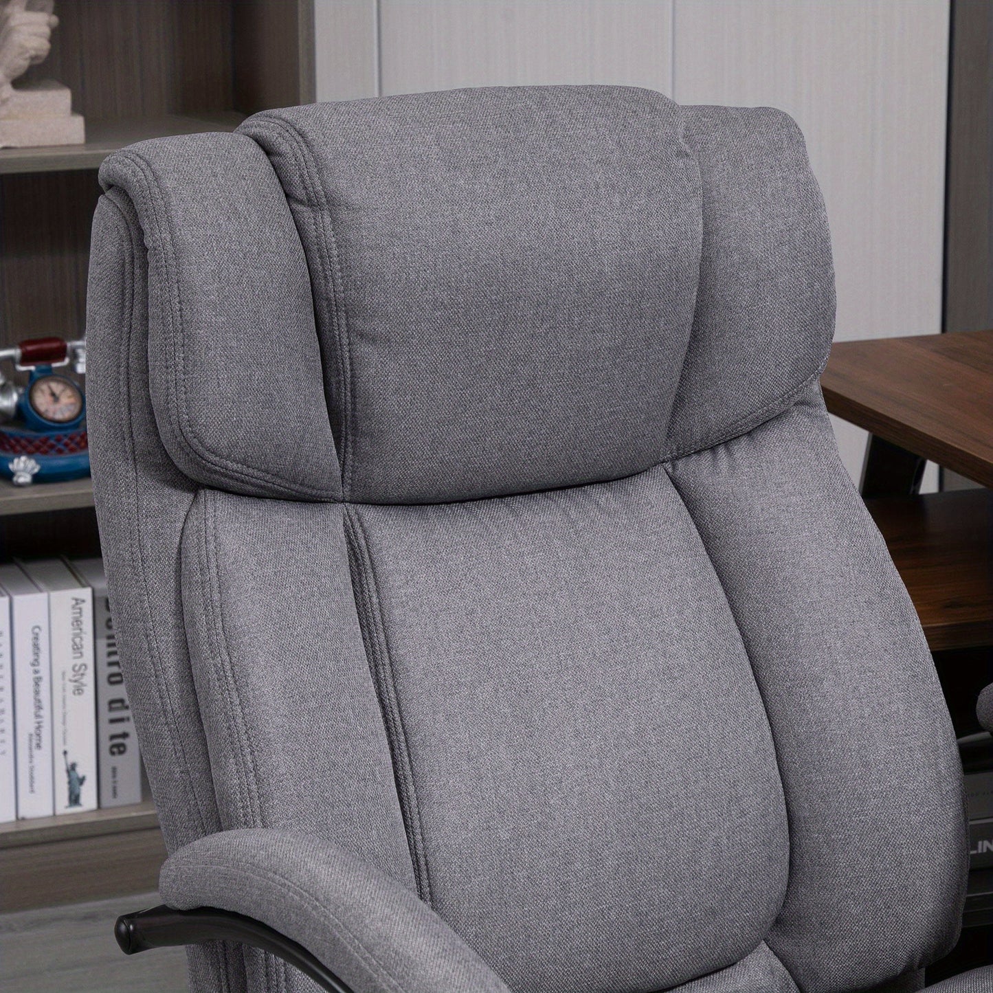 Bureaustoel – Office Chair – Bureaustoel – Draaistoel – Schommelstoel – Ergonomisch – Extra Breed Zitvlak – Tot 220 Kg Belastbaar