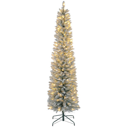 Kunstkerstboom – Nepkerstboom – Kerstboom Kunststof – Kerstdecoratie Boom – Kerstboom Groen – 210 cm Hoog – Makkelijk Op Te Zetten – Vlamvertragend Met Stabiele Metalen Standaard