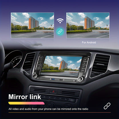 Android Autoradio – Multimedia Systeem – Car Stereo – 2-DIN Unit – Navigatie Systeem – 7 Inch HD Touchscreen – Backup Camera Inclusief