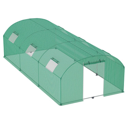 Kassenfolie – Folie Tuinkas – Plantenkas Kasfolie – Broeikasfolie – 3x6 Meter – Met Ventilatieramen – Transparant Stevig Plastic