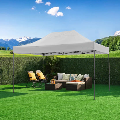 Partytent – Partytent Paviljoen – Easy Up Tent – Opvouwbare Tent – Eventtent – 3x4,5 Meter – Waterdicht Polyester – 3 Verstelbare Hoogtes