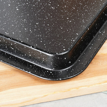 Bakplaat – Ovenplaat – Grillplaat – Bakblik – Koekjesplaat – Granieten Coating – 46,5 x 32,5 cm – Hittebestendig Tot 230°C