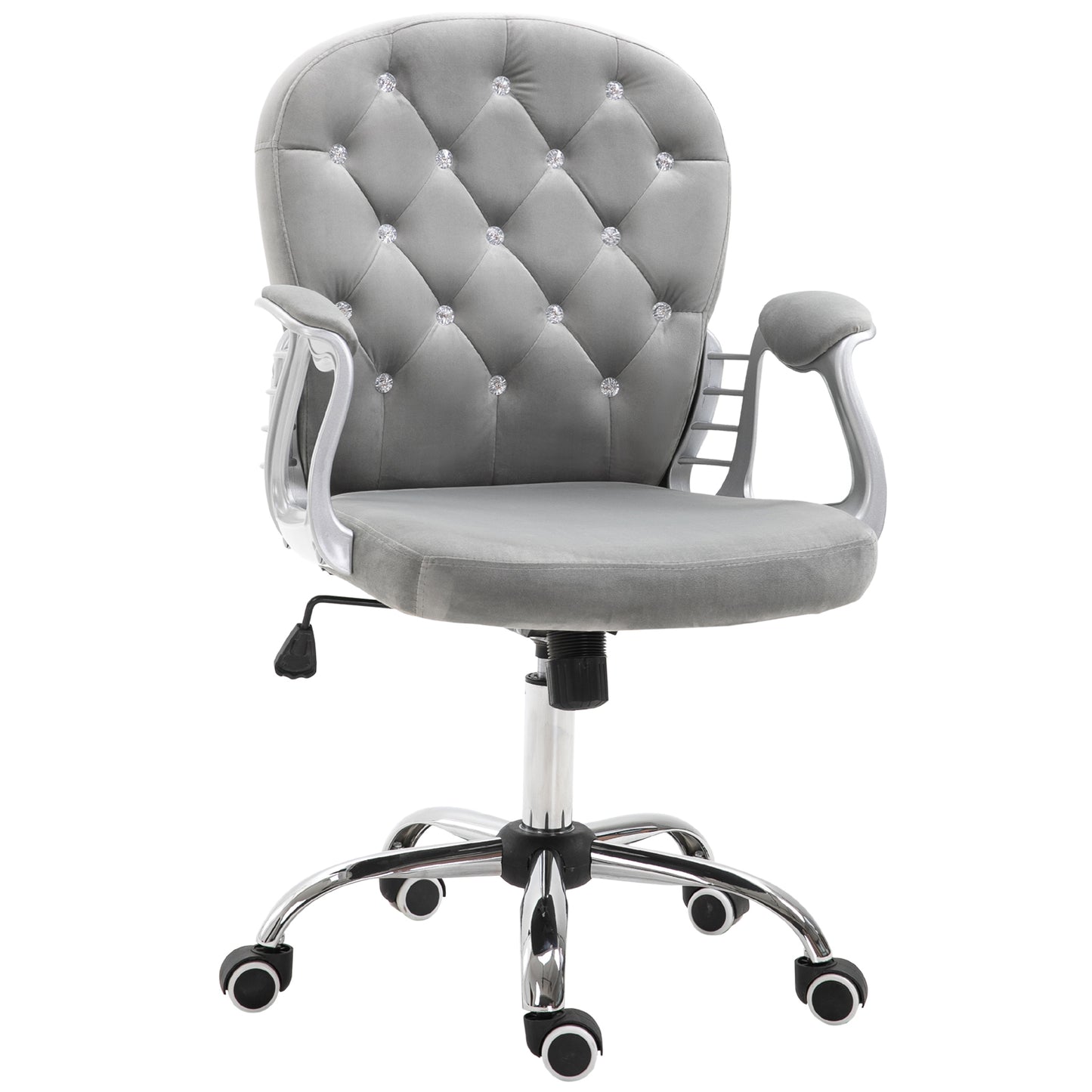 Bureaustoel – Ergonomische Stoel – Office Chair – Draaistoel – Bureau Stoel – Roze PU Bekleding – Verstelbare Hoogte 95-105 cm – Max 120 kg Belastbaar