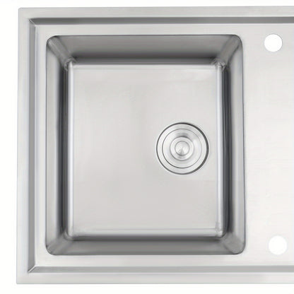 Keukenspoelbak – Spoelbak – Gootsteen – Wasbak – Afwasbak – RVS 201 Roestvrij Staal – 40x40 cm – Met Filtermand