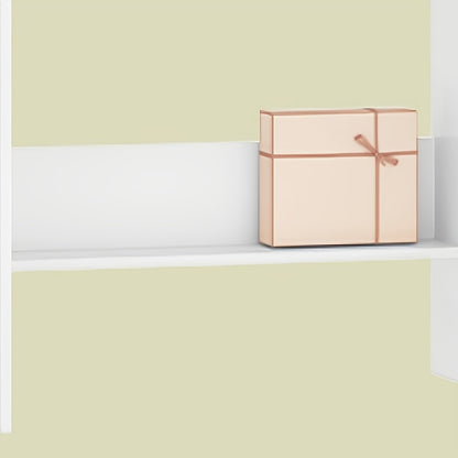 Toilettafel – Kaptafel – Make-up Tafel – Opmaaktafel – Dressoir – Ruime Opbergruimte en Anti-kantelbeveiliging – Compacte Witte MDF Spaanplaat Kaptafel met Ovale Spiegel en Gouden Poten