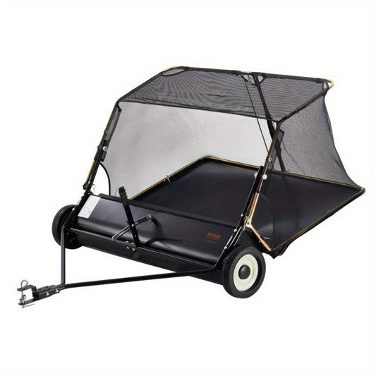 Bladveger – Bladzuiger – Bladverzamelaar – Tuinveger – Grasveger – 132 cm Werkbreedte – 740 Liter Opvangvolume – Verstelbare Veeghoogte – Duurzaam Polyester