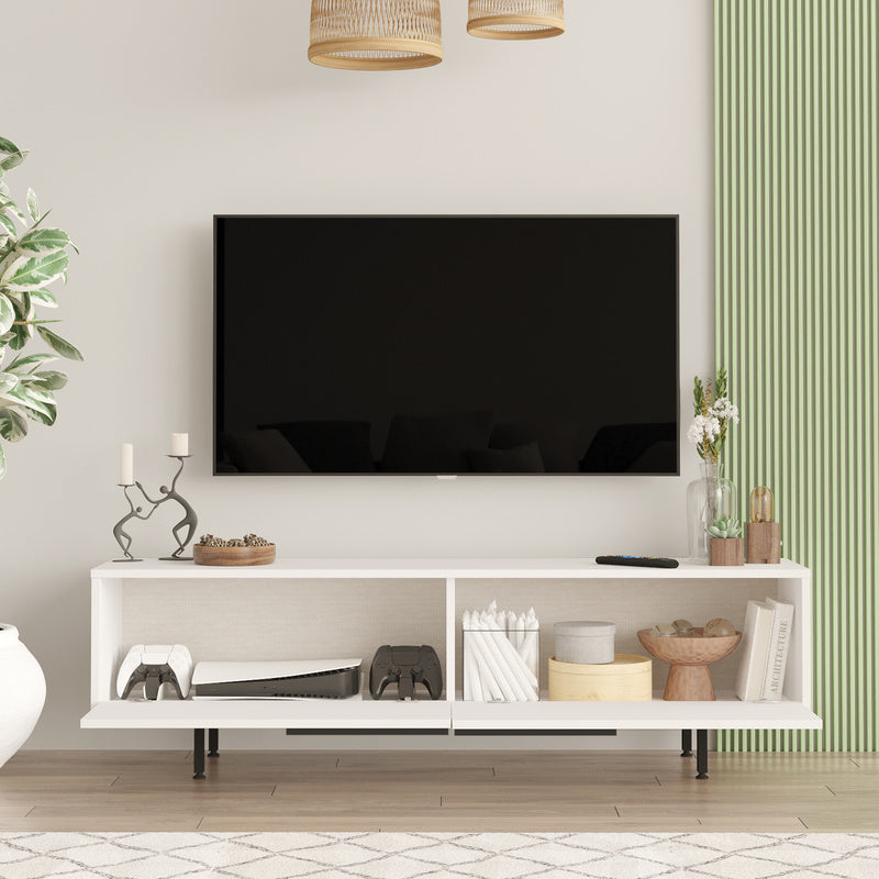 Kast – Opbergkast – Dressoir – TV Meubel – Kledingkast – 2 Deuren – Eikenhout Spaanplaat – 160x36x45 cm