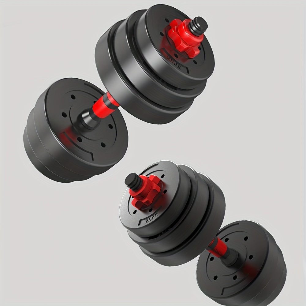 Verstelbare Dumbbell – Dumbbellset – Halterset – Krachttraining Gewichten – Fitness Halters – 20 kg – Antislip Handgrepen – Robuuste Metalen Stangen