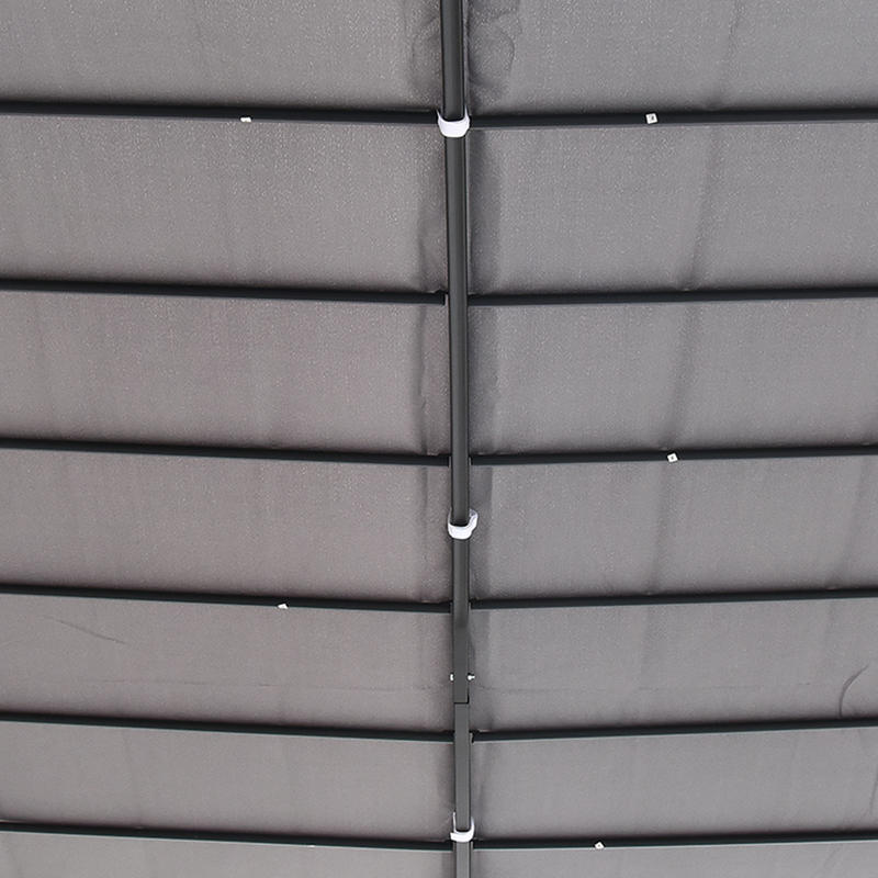 Pergola Garden Pavilion Pavilion Canopy Tent Metal Grey 297x297cm
