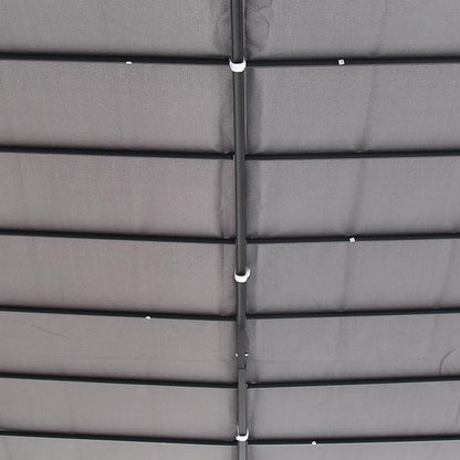 Pergola Garden Pavilion Pavilion Canopy Tent Metal Grey 297x297cm