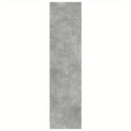 Wardrobe 30X50X200 Cm Treated Wood Concrete Gray