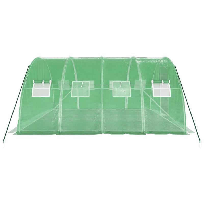 Kweekkas – Tuinkas – Groentekas – Serre – Plantenkas – Stevig Frame – 16 m² - 4x4x2m – Transparante Panels – Weerbestendig Design