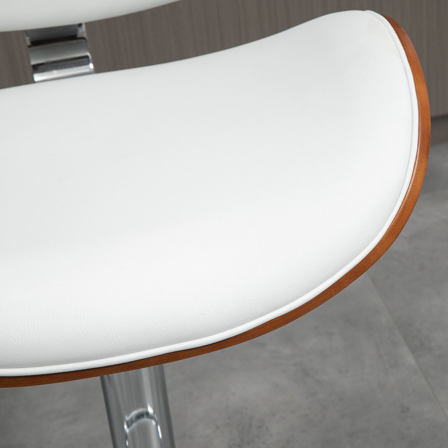 Barkrukken – Barstoelen – Krukken – Keukenstoelen – Belfauteuils – Verstelbare Hoogte – Draaibare Zitting – Wit – Set van 2