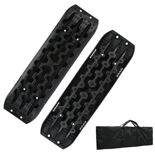 Zandplaten Set – Tractieplaten – Grip Matten – Rijplaten – Offroad Hulp – 3-delig Zonder Stand – Hoge Draagkracht Tot 10 Ton – Duurzaam Versterkt Nylon