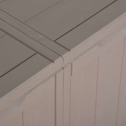Opbergbox Buiten – Tuinkist – Opbergkist – Berging – Tuinbox – 270 Liter Inhoud – Weerbestendig Kunststof Met Houtlook