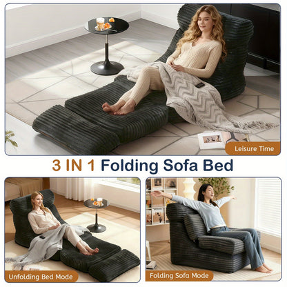 Oversized Zitzak – Zitzak Stoel – Zitzak Poef – Slaapstoel – Relaxfauteuil – Donkergrijs – Plush 3D-Vormgeving – Hoogwaardige Foamvulling